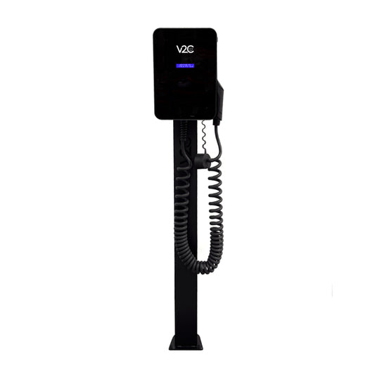 V2C-PED - Piédestal en acier inoxydable blanc